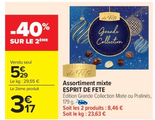 Assortiment mixte ESPRIT DE FETE