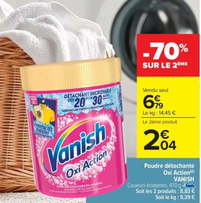 Poudre Détachante Oxi Action Vanish