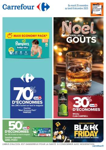 thumbnail - Catalogue Carrefour Hypermarchés - UN NOËL POUR TOUS LES GOÛTS, BLACK FRIDAY