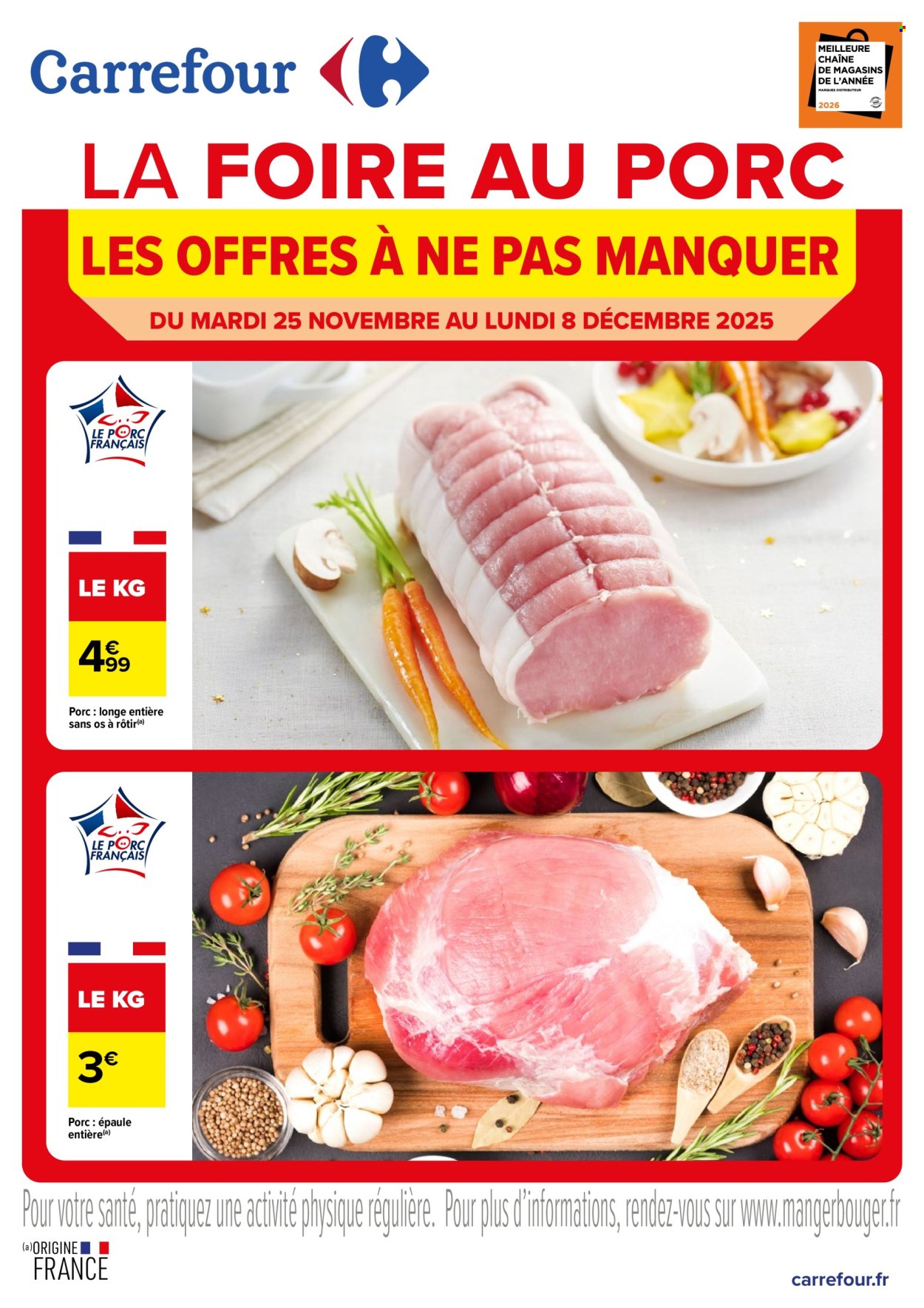 Catalogue Carrefour Hypermarchés - 25/11/2025 - 08/12/2025. Page 1