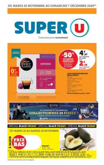 thumbnail - Catalogue SUPER U - Les prix bas de la semaine