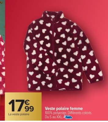 Veste polaire femme