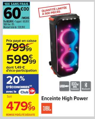 Enceinte high power