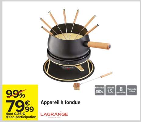 appareil à fondue