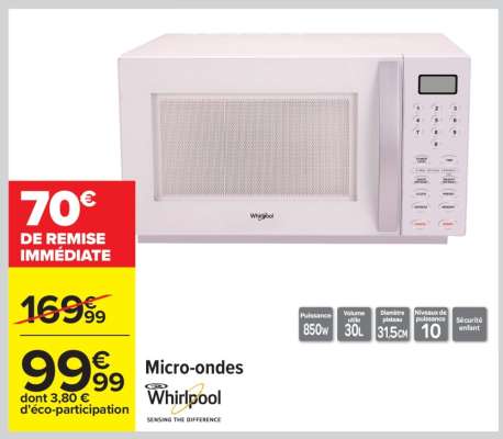 Micro-ondes Whirlpool