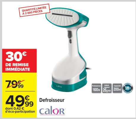 DÉFROISSEUR “CALOR”