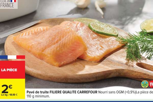 Pavé de truite FILIERE QUALITE CARREFOUR