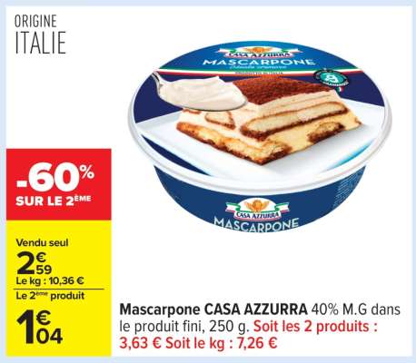 MASCARPONE "CASA AZZURRA"