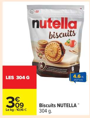 Biscuits Nutella