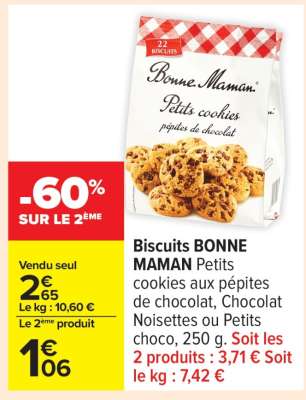 Biscuits BONNE MAMAN