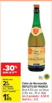 Cidre de Normandie REFLETS DE FRANCE