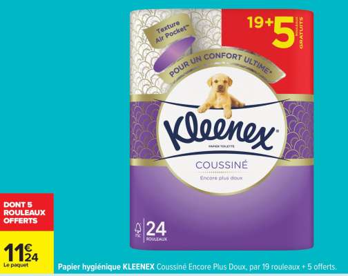 PAPIER HYGIÉNIQUE "KLEENEX"