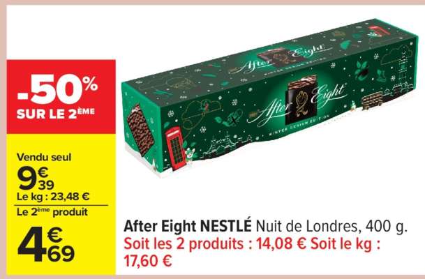 After Eight NESTLÉ Nuit de Londres, 400 g