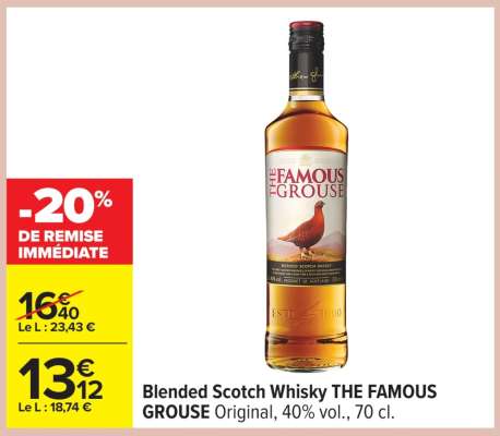 BLENDED SCOTCH WHISKY 'THE FAMOUS GROUSE'