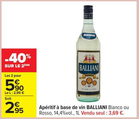 BALLIANI Bianco ou Rosso