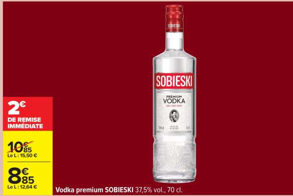 VODKA PREMIUM "SOBIESKI"
