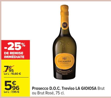 Prosecco D.O.C. Treviso LA GIOIOSA