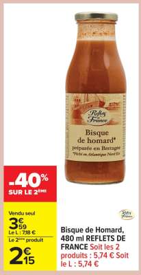 Bisque de Homard, 480 ml REFLETS DE FRANCE