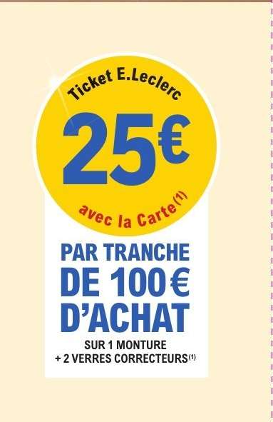 Ticket E.Leclerc