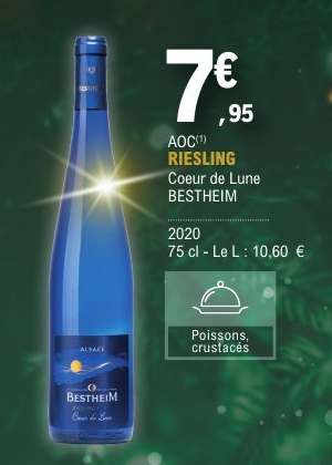 AOC RIESLING Coeur de Lune BESTHEIM