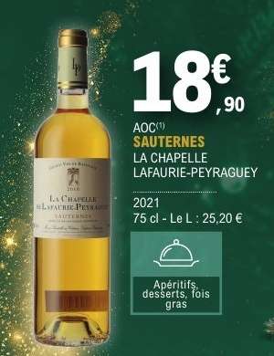 AOC Sauternes La Chapelle Lafaurie-Peyraguey