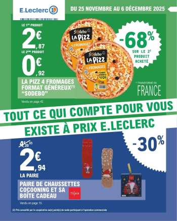 Catalogue E.Leclerc - 25/11/2025 - 06/12/2025.