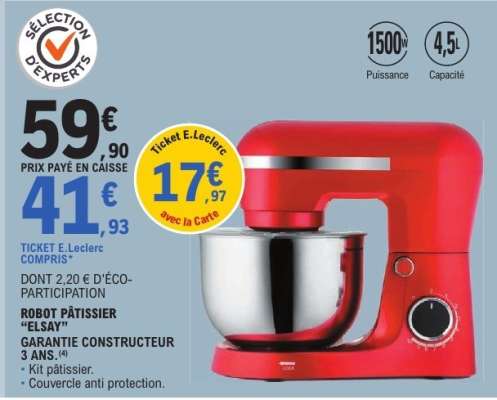 Robot Pâtissier "Elsay"