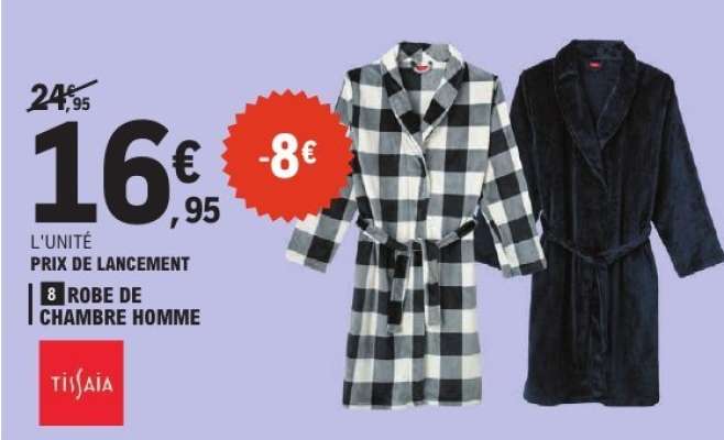 Robe de chambre homme