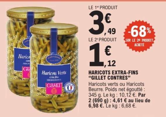 Haricots Extra-Fins "Gillet Contres"