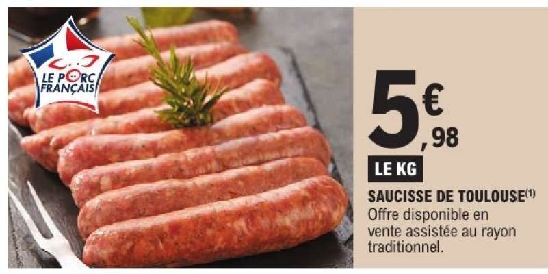 Saucisse de Toulouse