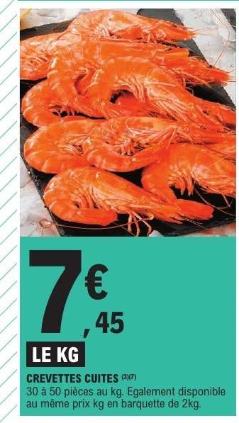 CREVETTES CUITES