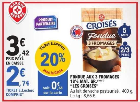 Fondue 3 Fromages
