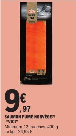 SAUMON FUMÉ NORVÈGE "VICI"