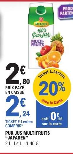 Pur Jus Multifruits Jafaden
