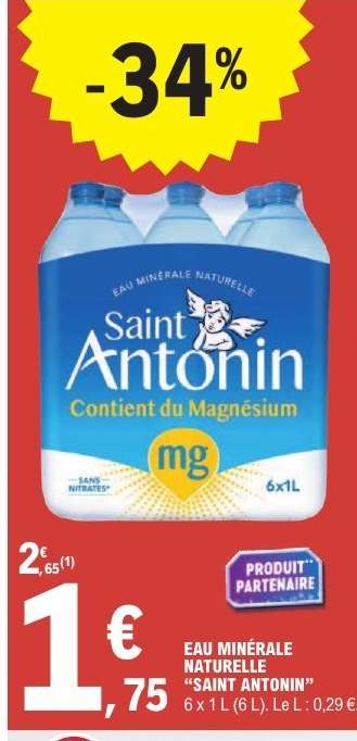 Eau Minérale Naturelle Saint Antonin