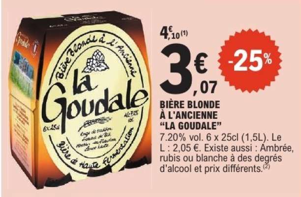Bière Blonde à l'Ancienne 'La Goudale'
