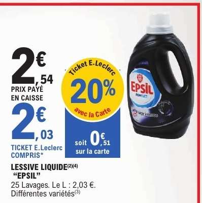 Lessive Liquide EPSIL