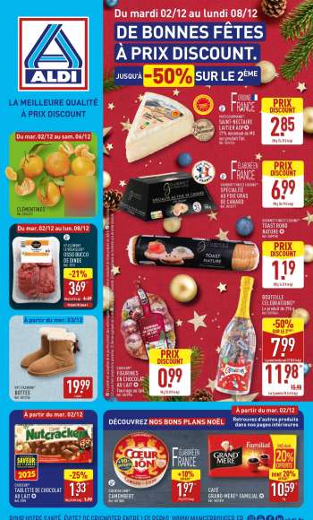 thumbnail - Catalogue ALDI - De bonnes fêtes à prix discount