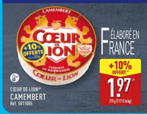 COEUR DE LION CAMEMBERT