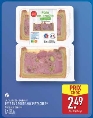 PÂTÉ EN CROÛTE AUX PISTACHES