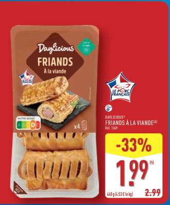 DAYLICIOUS FRIANDS À LA VIANDE