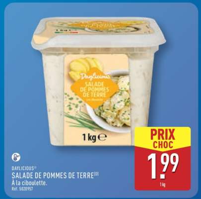 DAYLICIOUS Salade de Pommes de Terre
