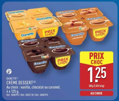 DANETTE Crème dessert