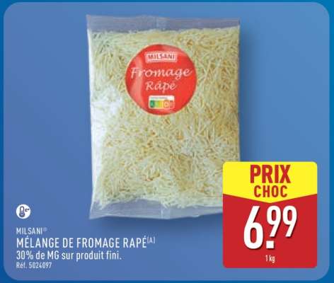 MILSANI MÉLANGE DE FROMAGE RÂPÉ