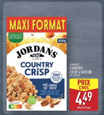 Jordans Country Crisp 4 Noix