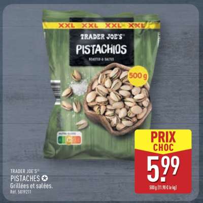 TRADER JOE'S PISTACHES