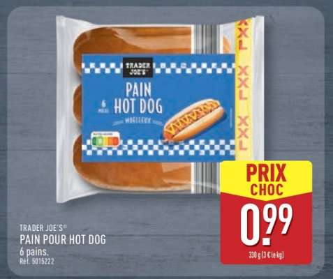 TRADER JOE'S® PAIN POUR HOT DOG