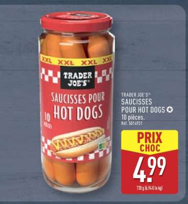 Trader Joe's Saucisses pour Hot Dogs