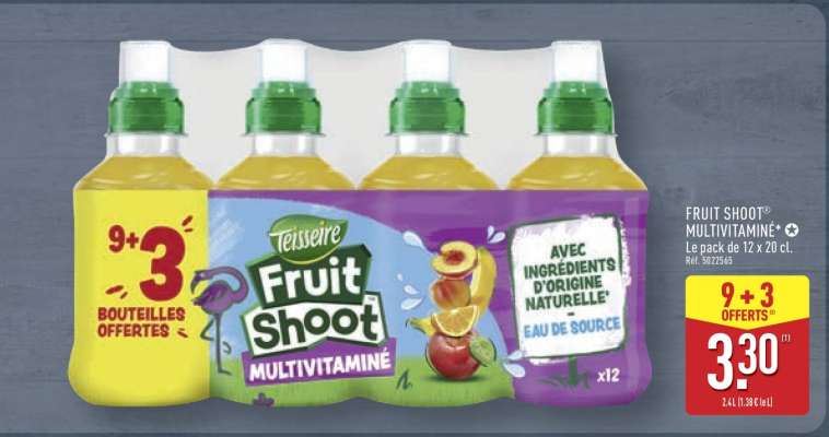 Fruit shoot multivitaminé