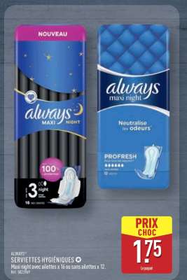 ALWAYS Serviettes hygiéniques